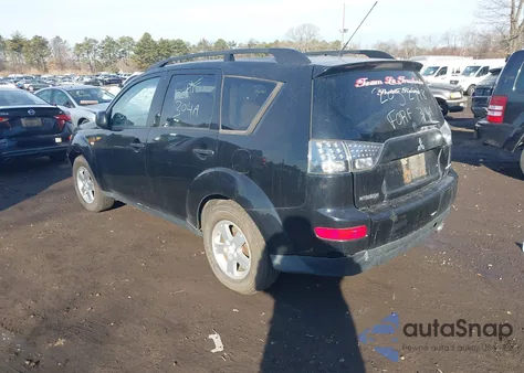 2007 Mitsubishi Outlander Ls из США, поврежденный, VIN JA4MT31X07U010806